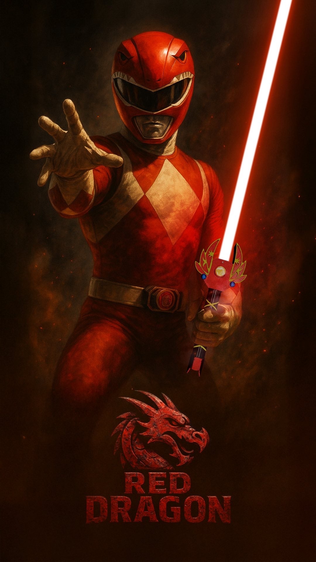THE RED DRAGON (MMPR RED)