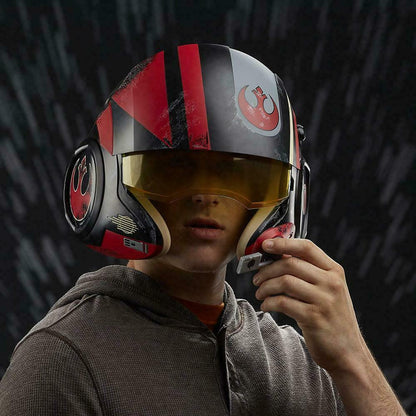 The Black Series Poe Dameron X-Wing Pilot Premium Electronic Helmet