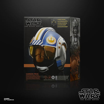 buy star wars motorcycle helmet The Black Series Carson Teva Premium Electronic Helmet – DX SABERS