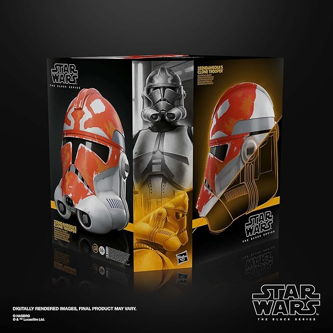 The Black Series 332nd Ahsoka’s Clone Trooper Premium Electronic Helmet