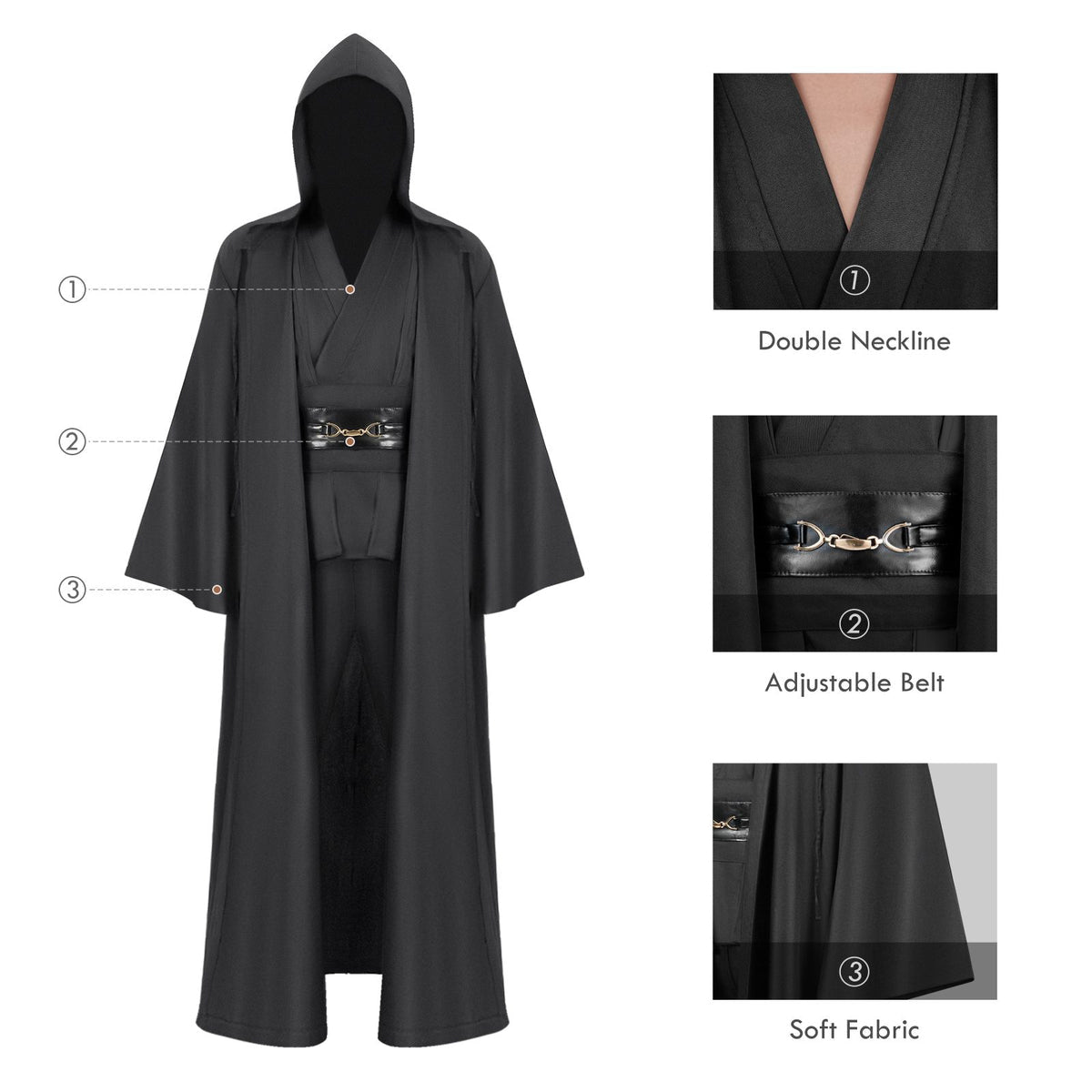 DARK JEDI ROBE COSTUME