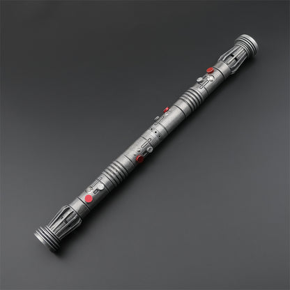 THE DARTH MAUL DOUBLE LIGHTSABER SABER STAFF (WEATHERED)