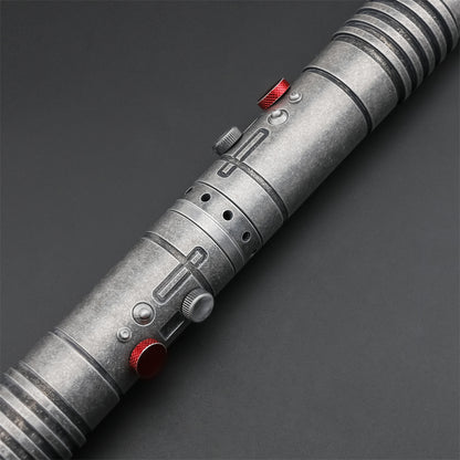 THE DARTH MAUL DOUBLE LIGHTSABER SABER STAFF (WEATHERED)