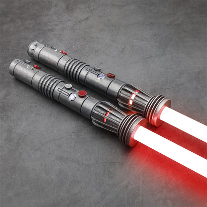 THE DARTH MAUL DOUBLE LIGHTSABER SABER STAFF (WEATHERED)