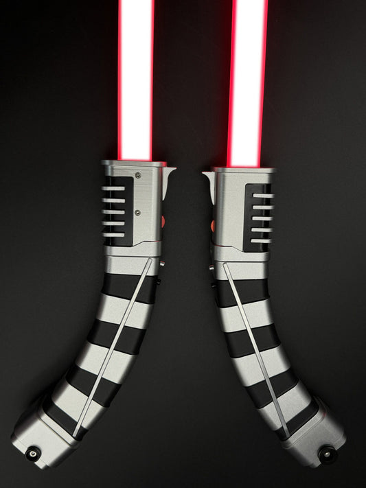 THE ANGRY ASAJJ DOUBLE LIGHTSABER STAFF