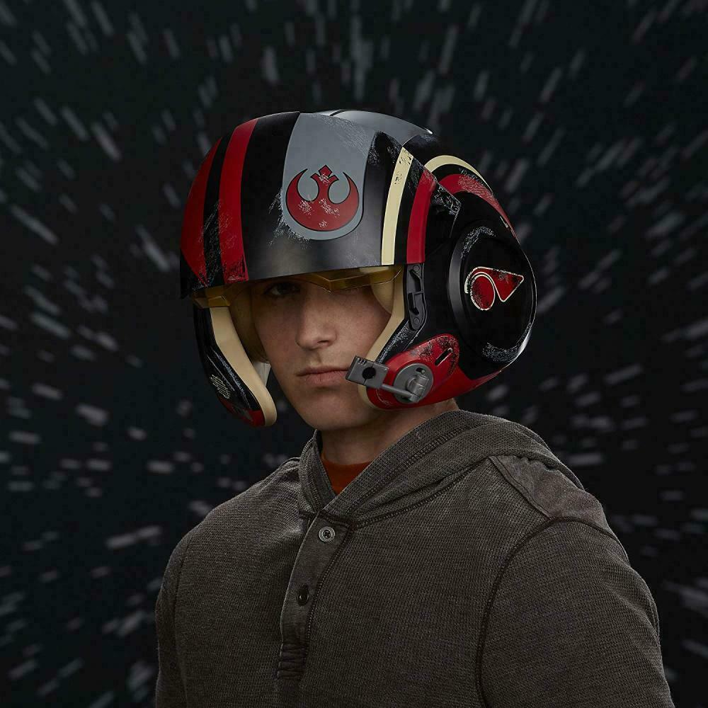 The Black Series Poe Dameron X-Wing Pilot Premium Electronic Helmet